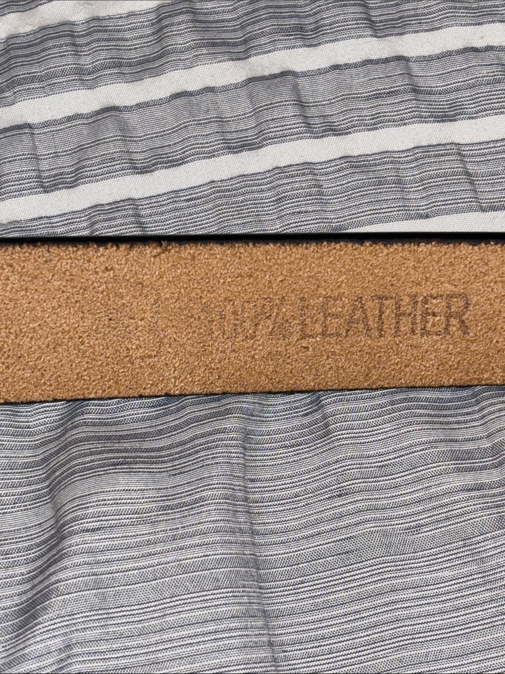 Women’s Leather Belt - Burgundy - Picture 3 of 6